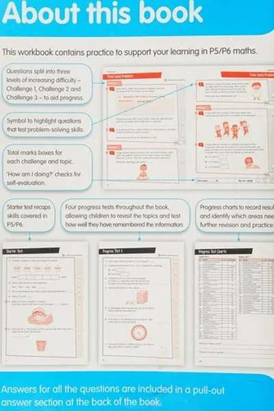 Capa de Leckie Primary Success - P6 Maths Practice Workbook