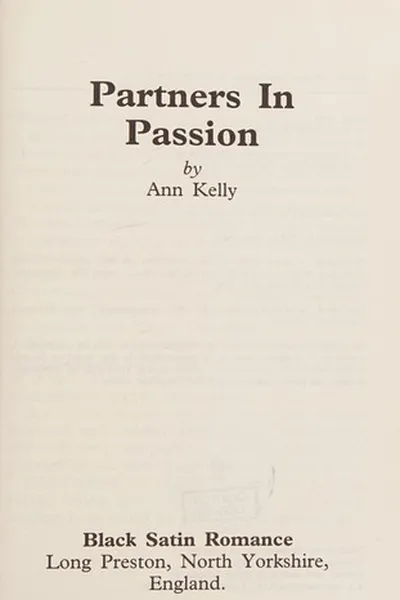 Capa de Partners in Passion