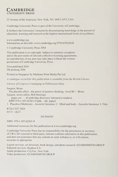 Capa de Placebo Effect