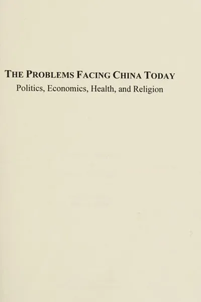 Capa de The problems facing China today