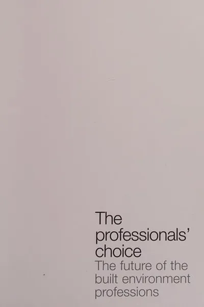 Capa de The professionals' choice