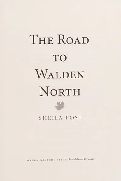 Capa de Road to Walden North