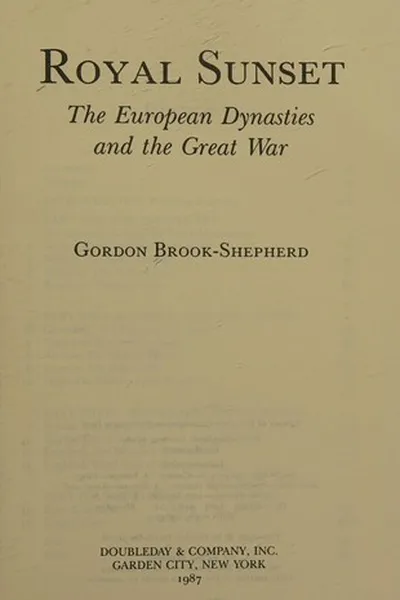 Cover of Royal sunset