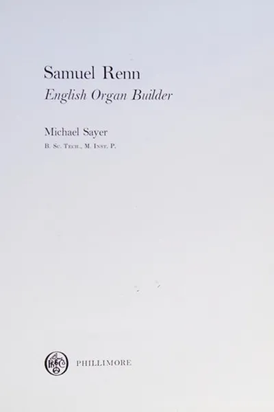 Capa de Samuel Renn