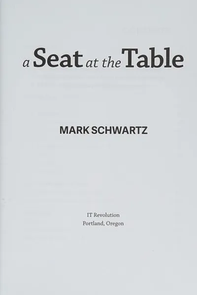 Capa de A seat at the table