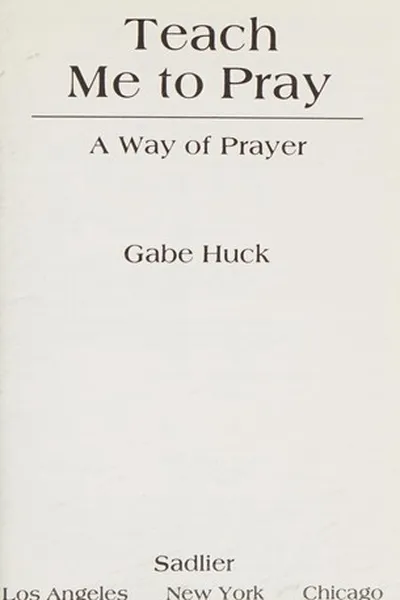 Capa de Teach me to pray