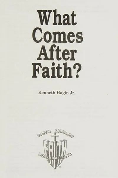 Capa de What comes after faith?
