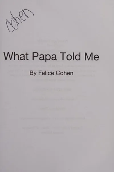 Capa de What Papa Told Me