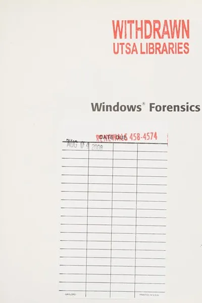 Capa de Windows forensics