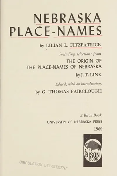 Capa de Nebraska place-names