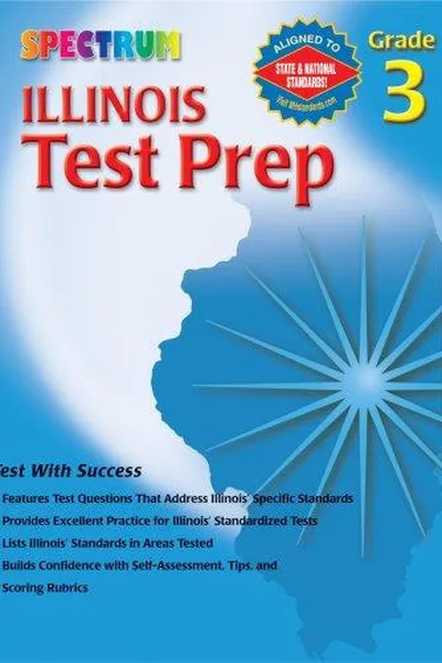 Capa de Spectrum Illinois Test Prep, Grade 3 (Spectrum Illinois)