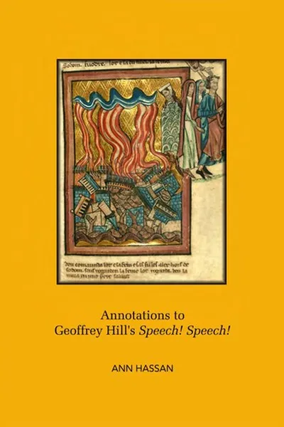 Capa de Annotations to Geoffrey Hill's Speech! Speech!