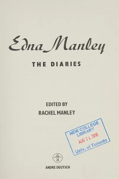 Capa de Edna Manley