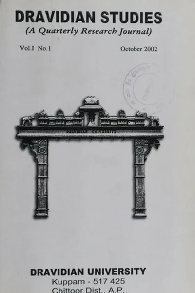 Capa de Dravidian Studies Vol-I