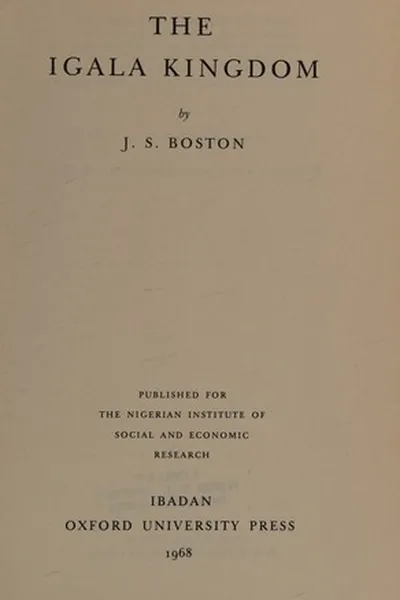 Capa de The Igala kingdom