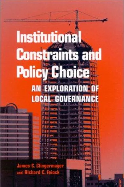 Capa de Institutional constraints and policy choice