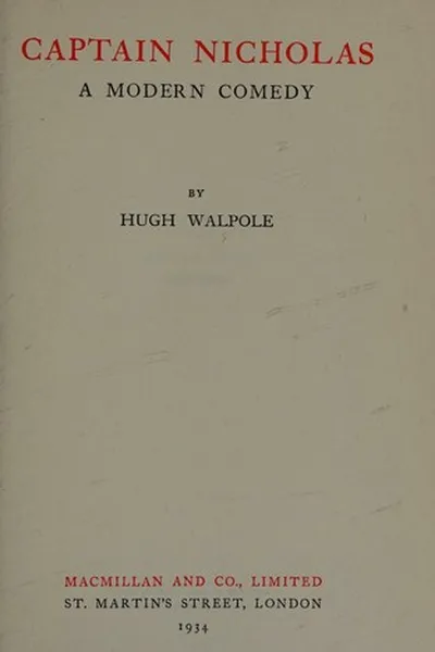 Capa de Captain Nicholas