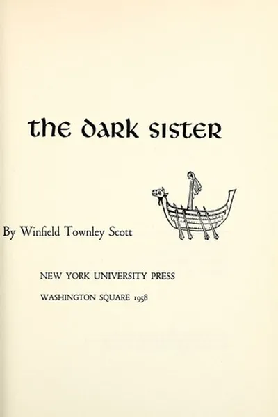 Capa de The dark sister
