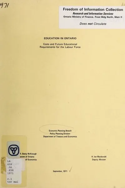 Capa de Education in Ontario