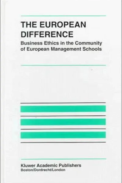 Capa de The European difference