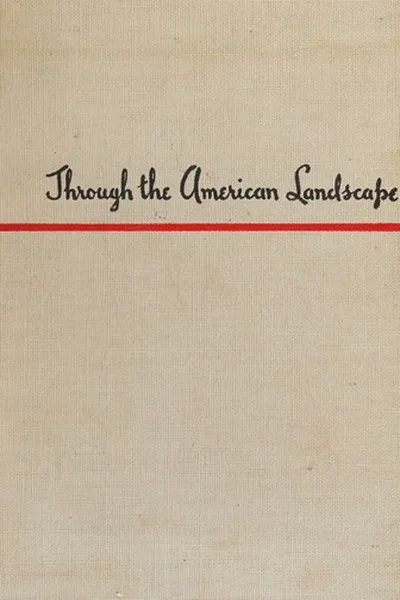 Capa de Through the American landscape