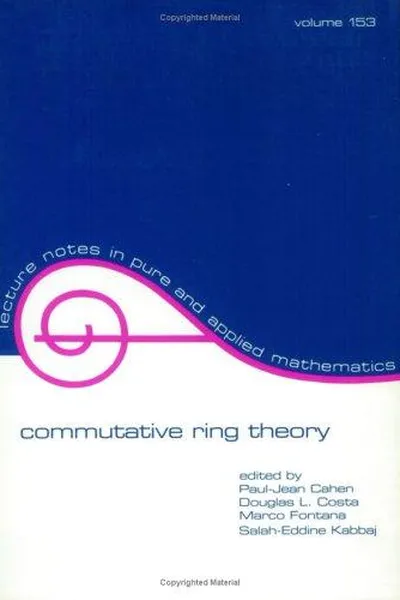 Capa de Commutative ring theory