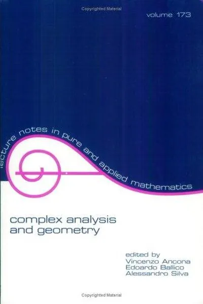 Capa de Complex analysis and geometry