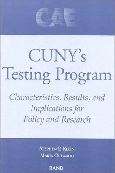 Capa de CUNY's testing program