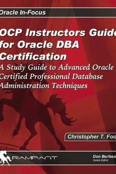 Capa de OCP Instructors Guide for Oracle DBA Certification