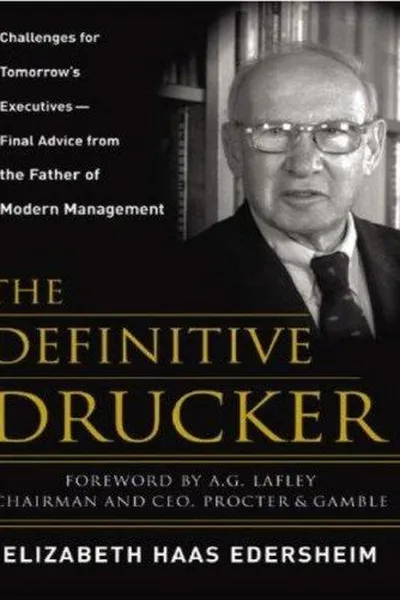 Capa de The Definitive Drucker