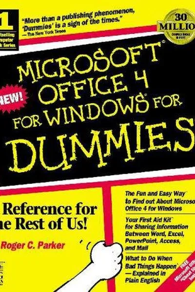 Capa de Microsoft Office 4 for Windows for dummies