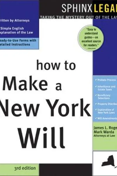 Capa de How to make a New York will