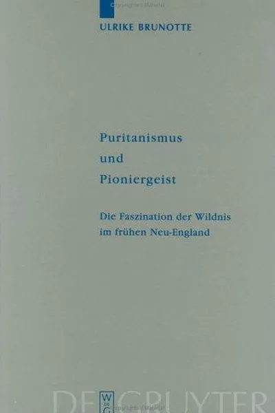 Capa de Puritanismus Und Pioniergeist