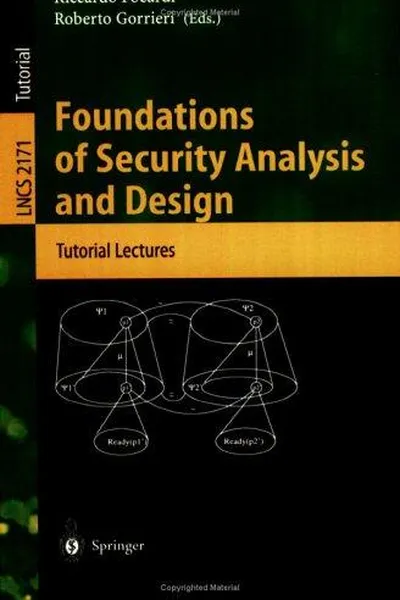 Capa de Foundations of security analysis and design