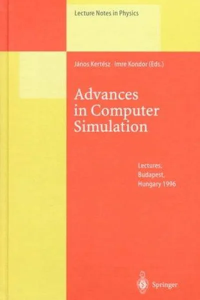 Capa de Advances in computer simulation
