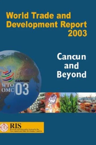 Capa de World trade and development report, 2003