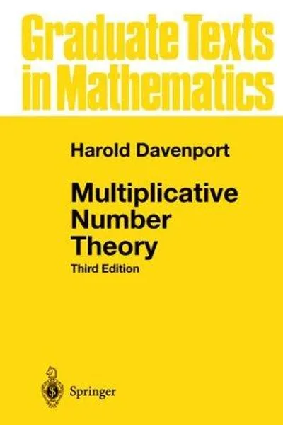 Cover of Multiplicative number theory