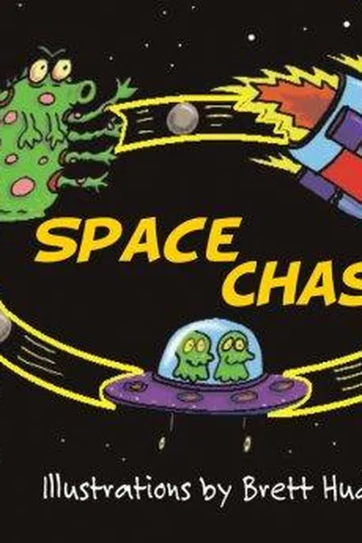 Capa de Space Chase (Rollerball Races)