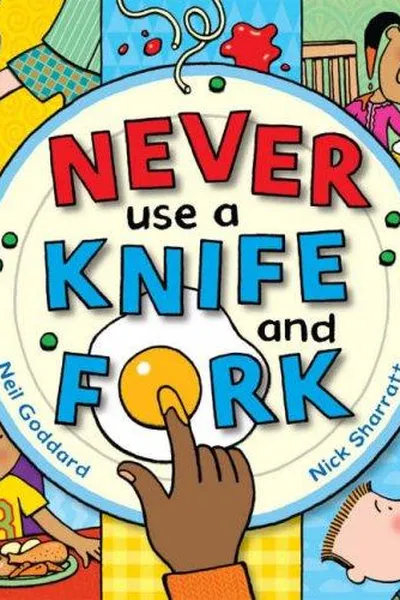 Capa de Never use a knife and fork