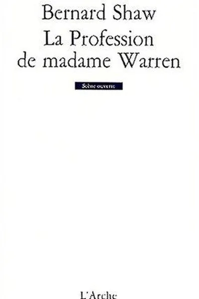 Capa de Mrs. Warren's Profession