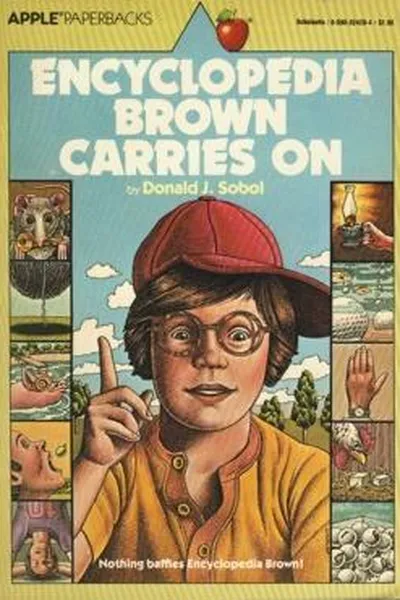 Capa de Encyclopedia Brown Carries On