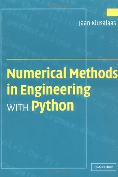 Cover of Numerical methods in engineering with Python