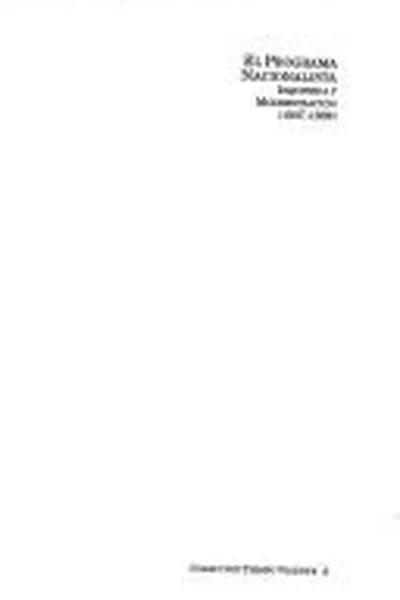 Capa de El programa nacionalista