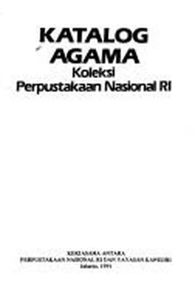 Capa de Katalog agama