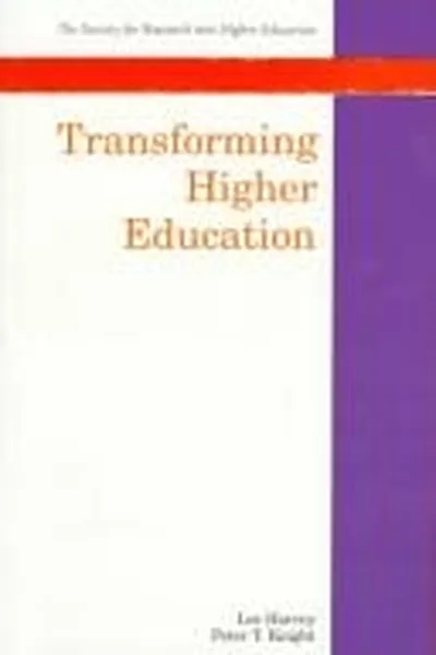 Capa de Transforming higher education