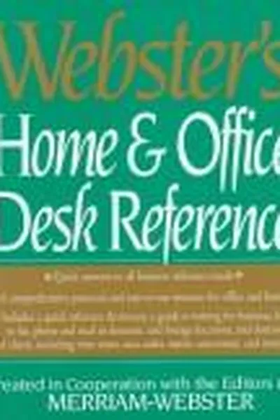 Capa de Webster's home & office desk reference
