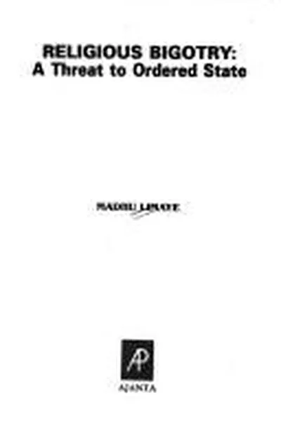 Capa de Religious bigotry