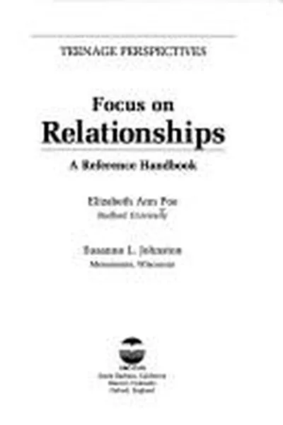 Capa de Focus on relationships