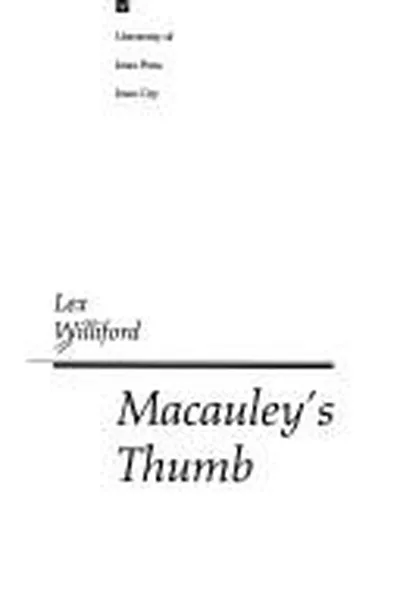 Capa de Macauley's thumb