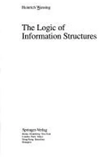 Capa de The logic of information structures